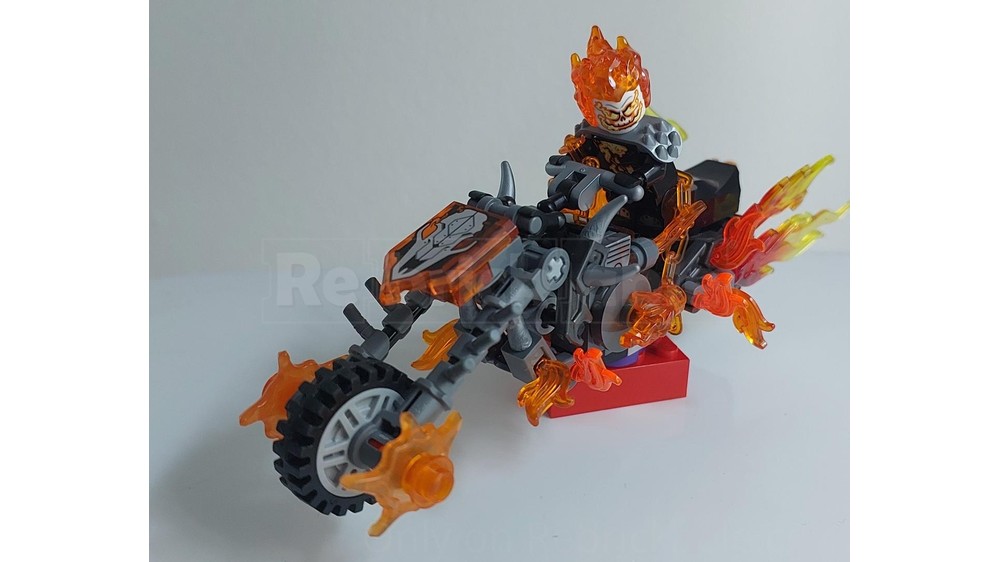 LEGO MOC-252967 More Flames Hellcycle (Ghost Rider's Motorcycle) by ...