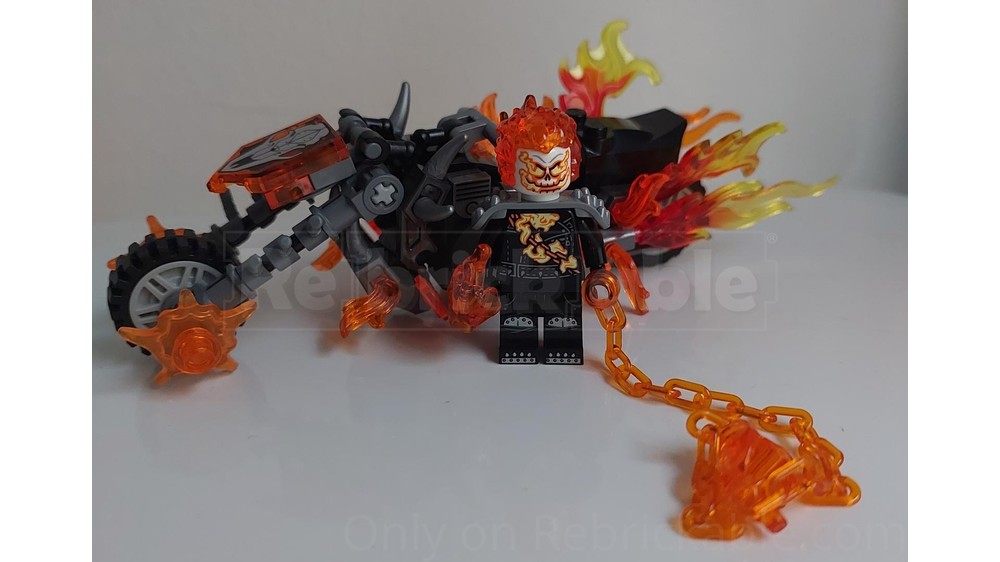 LEGO MOC-252967 More Flames Hellcycle (Ghost Rider's Motorcycle) by ...