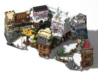 Book Nook - Alt build of Shopping Street and Old Town 15th Anniversary