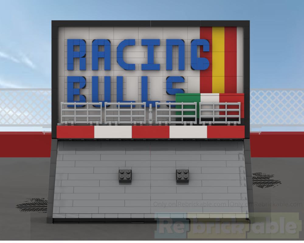 LEGO MOC-253059 F1 Team Wall Display (Racing Bulls) by Brick Studs ...