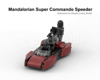 Mandalorian Super Command Speeder Moc Build 75449 Siege of Mandalore Battle Pack