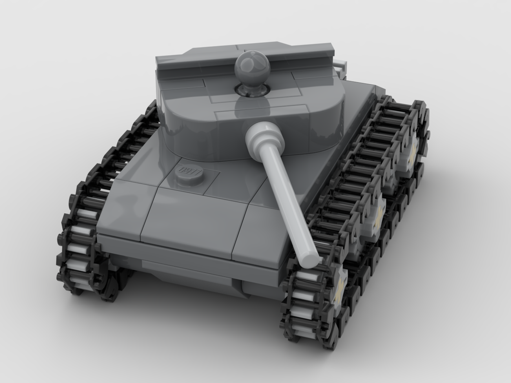 LEGO MOC Micro Tank MK1 by Tec-Sau