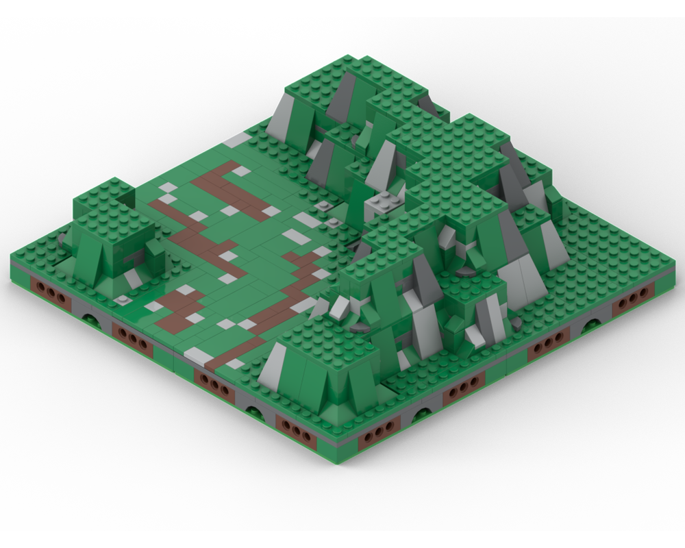 LEGO MOC-253306 Modular Raised Baseplate - 6024 Canyon by TheBenedetto ...