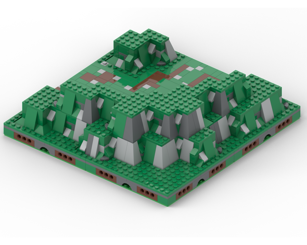 LEGO MOC-253306 Modular Raised Baseplate - 6024 Canyon by TheBenedetto ...