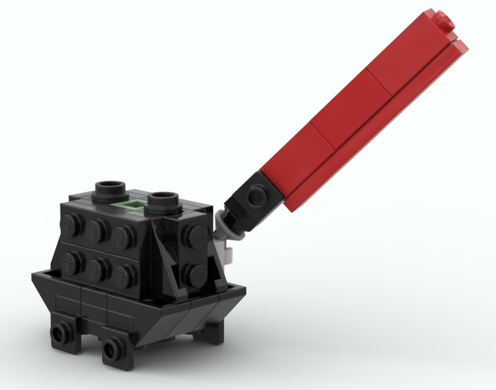 LEGO MOC Mouse droid with lightsaber by Aron_17 | Rebrickable - Build ...