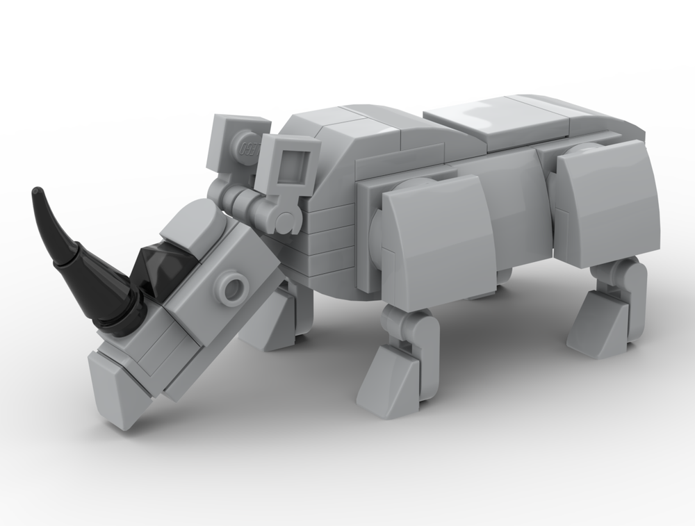 LEGO MOC-253339 White Rhino - Minifig-Scale by CommonDescent ...