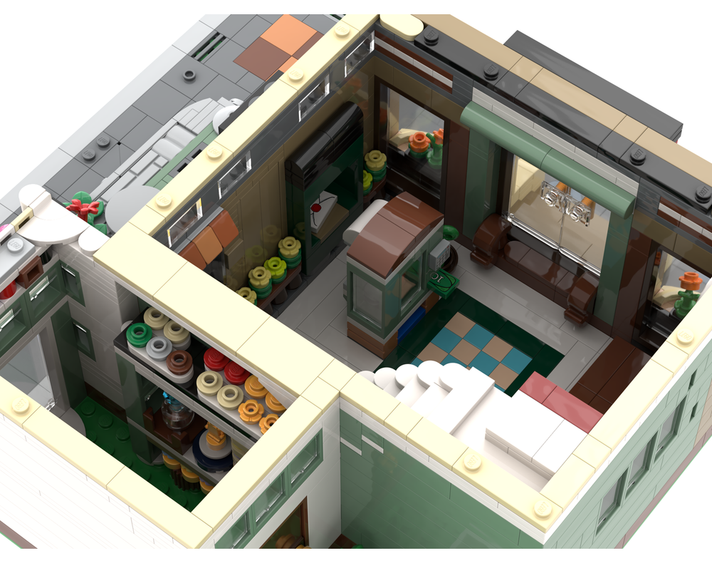 LEGO MOC-253417 Daily Bugle Modular and Art Shop - Corner Modular ...