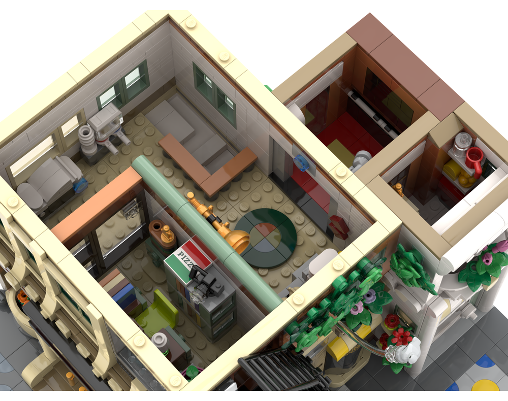 LEGO MOC-253417 Daily Bugle Modular and Art Shop - Corner Modular ...