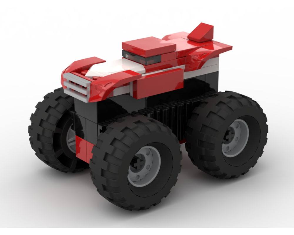 lego monster truck spiderman