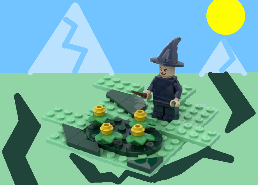 LEGO MOC-253470 Easin Hills and Mage by AresBuilds | Rebrickable ...