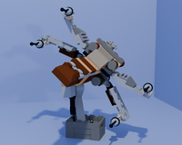 2025 Chrismas XW Fighter (with 2025 advent calendar pieces)