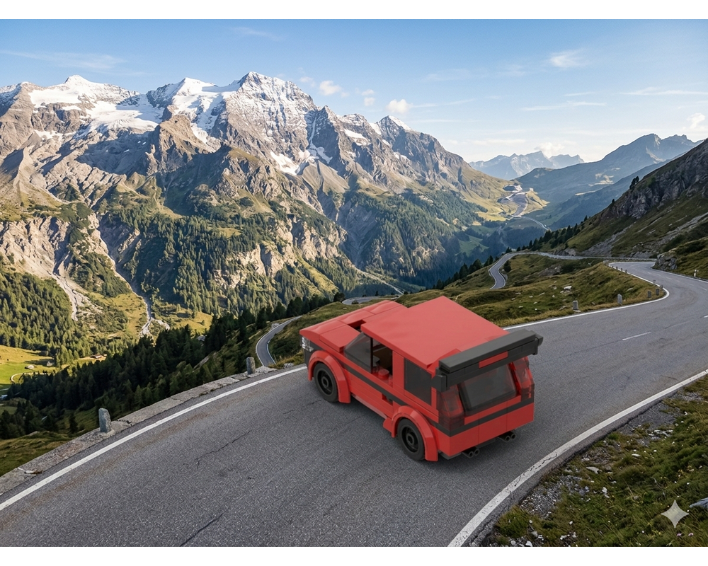 LEGO MOC-253537 RED RALLY CAR by GBP | Rebrickable - Build with LEGO