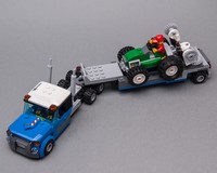 60223 Semi Truck & Harvester Tractor