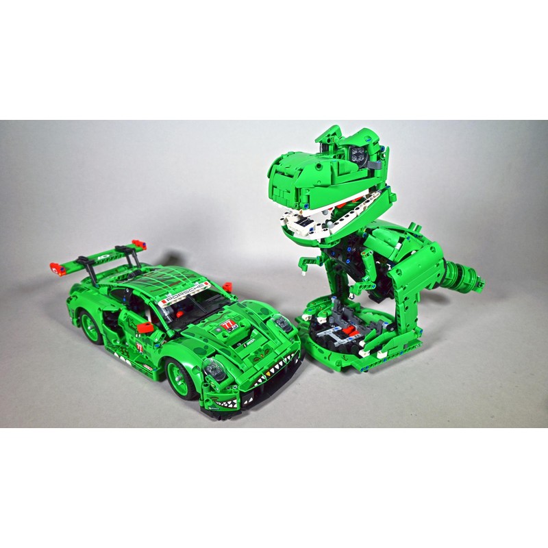 LEGO MOC-253658 42224 Rexy the T-Rex (Porsche 911 GT3 R REXY AO Racing ...