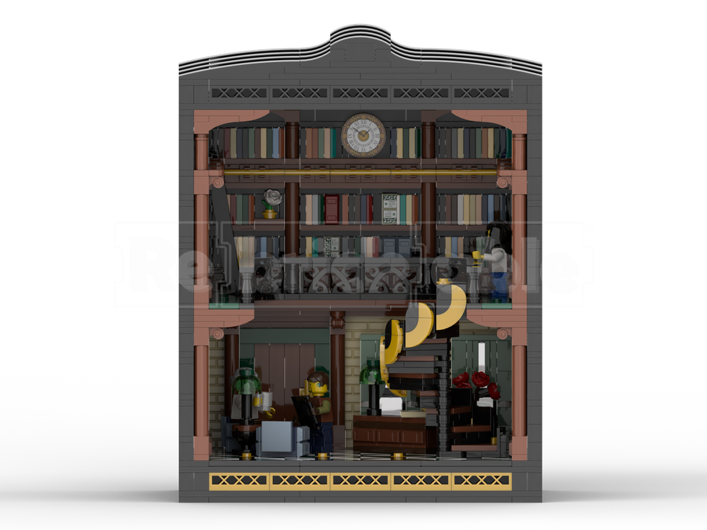 LEGO MOC-253664 Library for a Library by K_Giffen_Creates | Rebrickable ...
