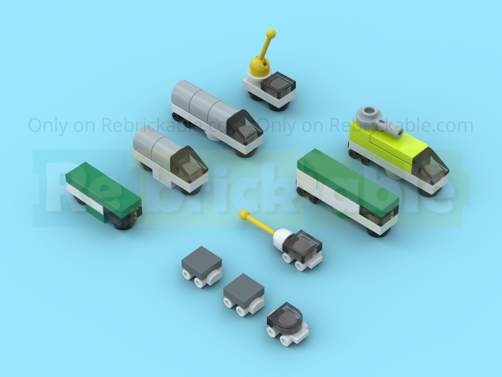 LEGO MOC-253676 Ground Vehicles Bundle (1:400) by Planeproduction ...