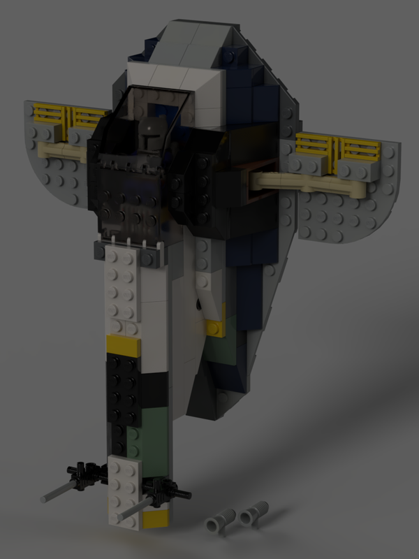 Lego Moc 25376 Jango Fett S Slave I Star Wars Star Wars