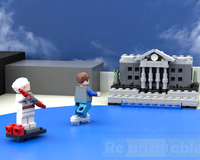 77256 Clock tower and hoverboard chase