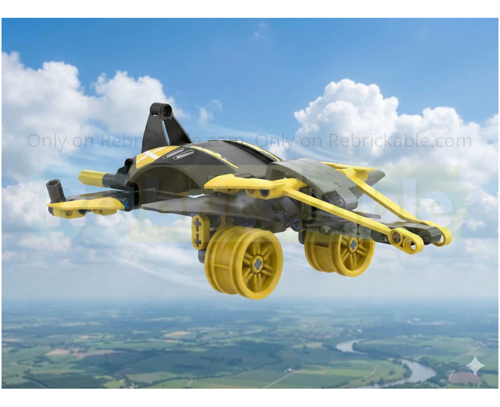 LEGO MOC-253769 Motorized Flight Simulator with Joystick Control ...