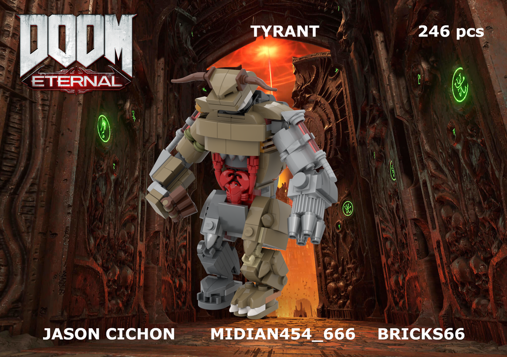 LEGO MOC Doom Eternal Tyrant by midian454 | Rebrickable - Build with LEGO