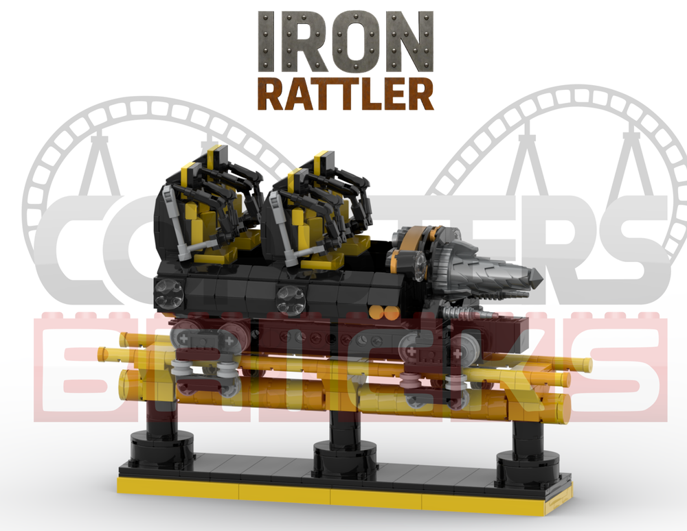 LEGO MOC-253842 IRON RATTLER - Six Flags Qiddiya by Coasters.bricks ...