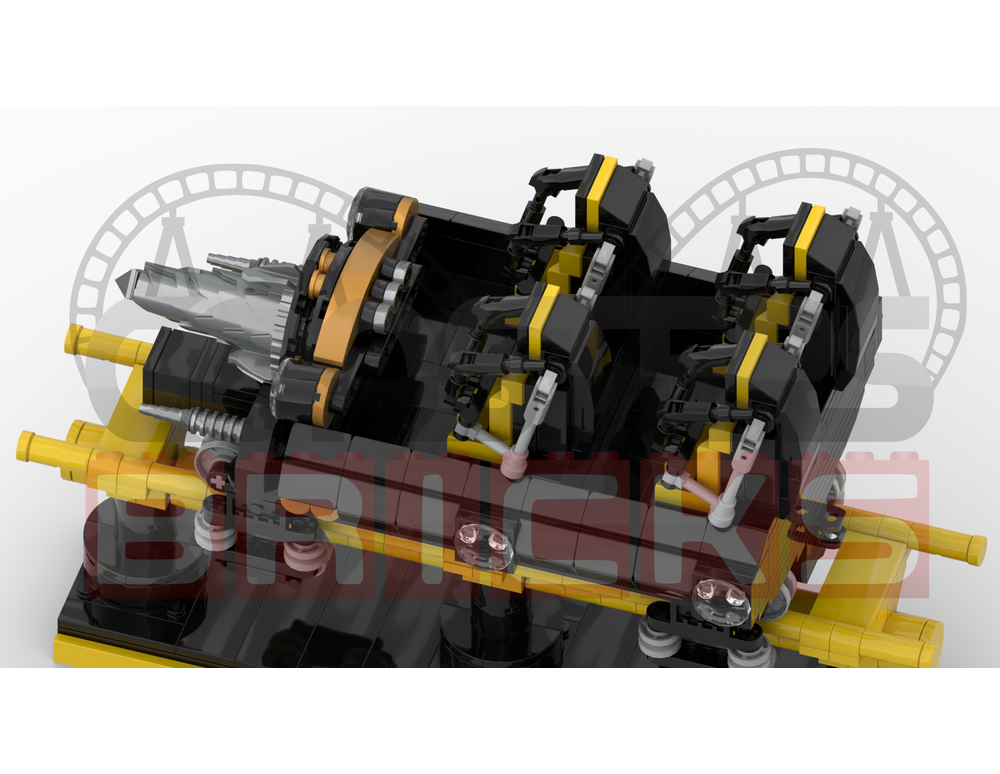 LEGO MOC-253842 IRON RATTLER - Six Flags Qiddiya by Coasters.bricks ...