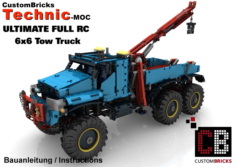 come Receiving machine Quadrant LEGO MOC ULTIMATE Full RC 42070 Tow Truck by CustomBricks.de | Rebrickable  - Build with LEGO