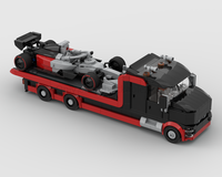 MOD of 60493 F1 Display Truck for F1 Speed Champions