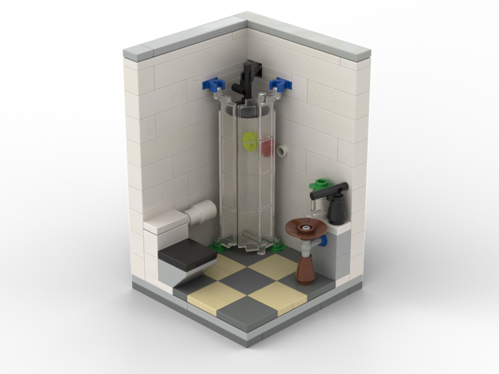 LEGO MOC-253979 8 x 8 Bathroom by MrRedstone | Rebrickable - Build with ...