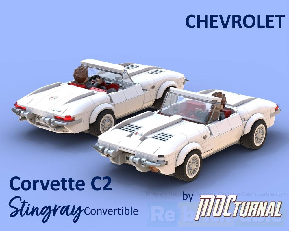 LEGO MOC-254014 MOCturnal Corvette C2 Stingray Convertible by
