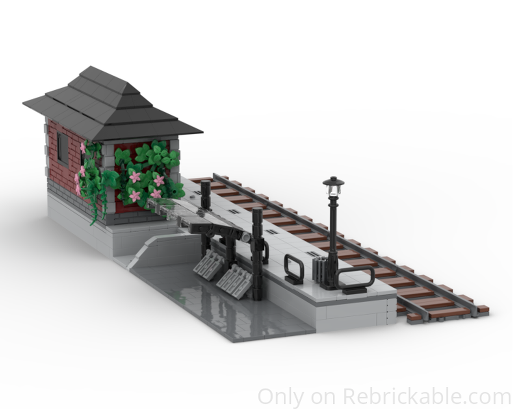 LEGO MOC-254023 Small village train station by GBBRICK | Rebrickable ...