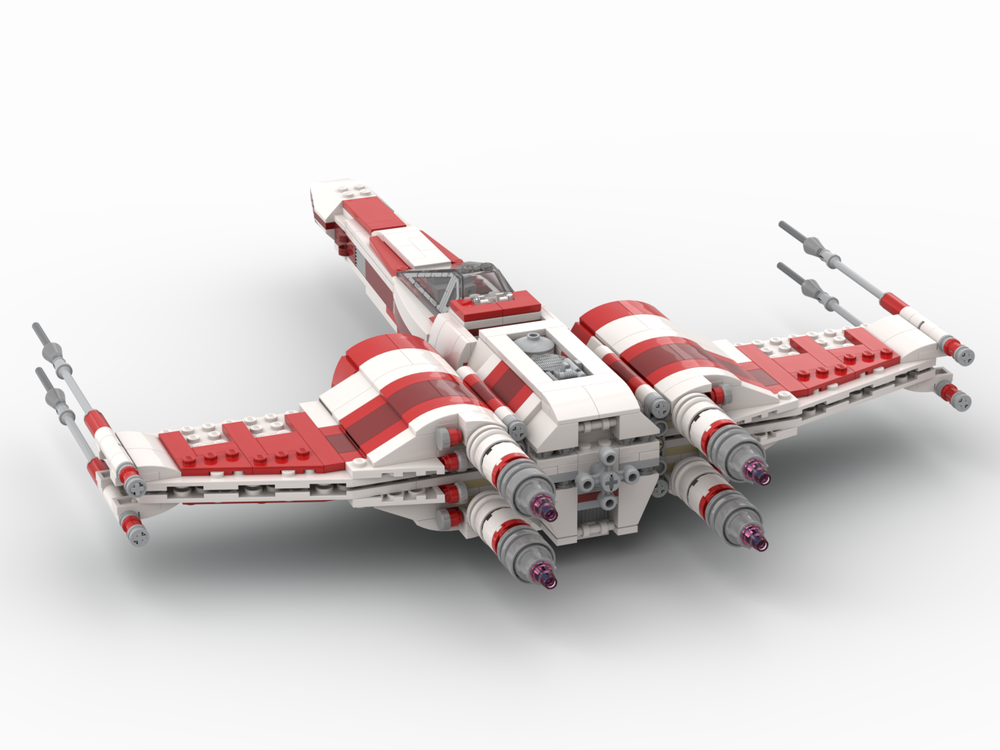 LEGO MOC X Wing Upgrade by Theoderic | Rebrickable - Build with LEGO