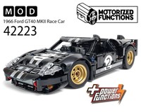 42223 1966 Ford GT40 MKII Race Car RC MOD for Power Function Motors