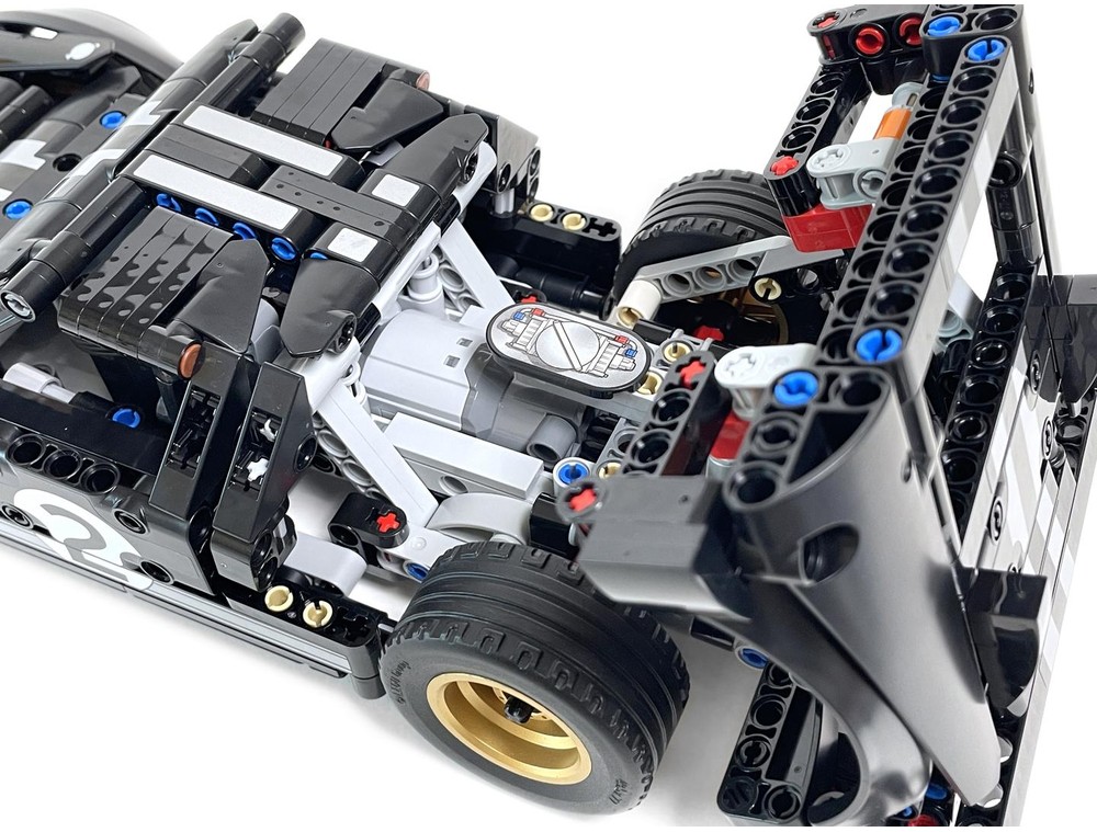 LEGO MOC-254082 42223 1966 Ford GT40 MKII Race Car RC MOD for