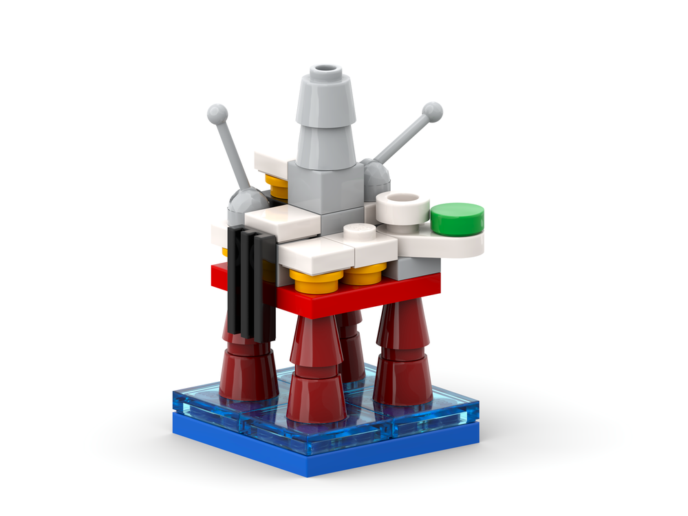 LEGO MOC-254128 Micro Oil Rig by The Bobby Brix Channel | Rebrickable ...