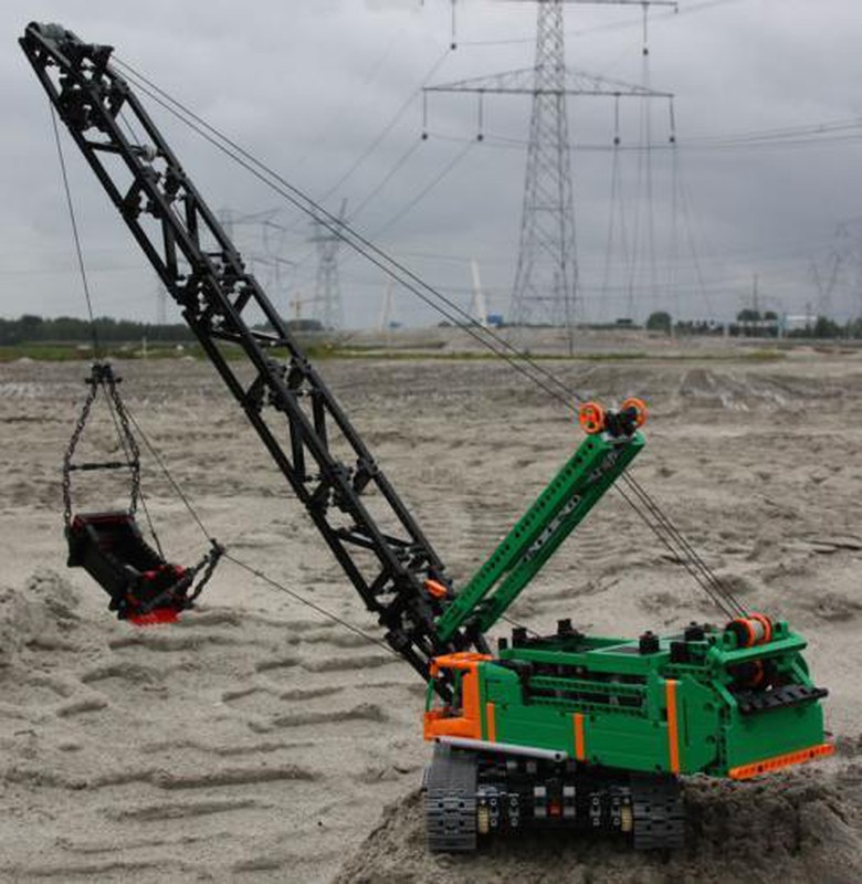 lego dragline excavator