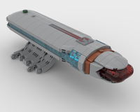 Replacement Warp Nacelle Design for Lego Enterprise (Set: 10356-1)