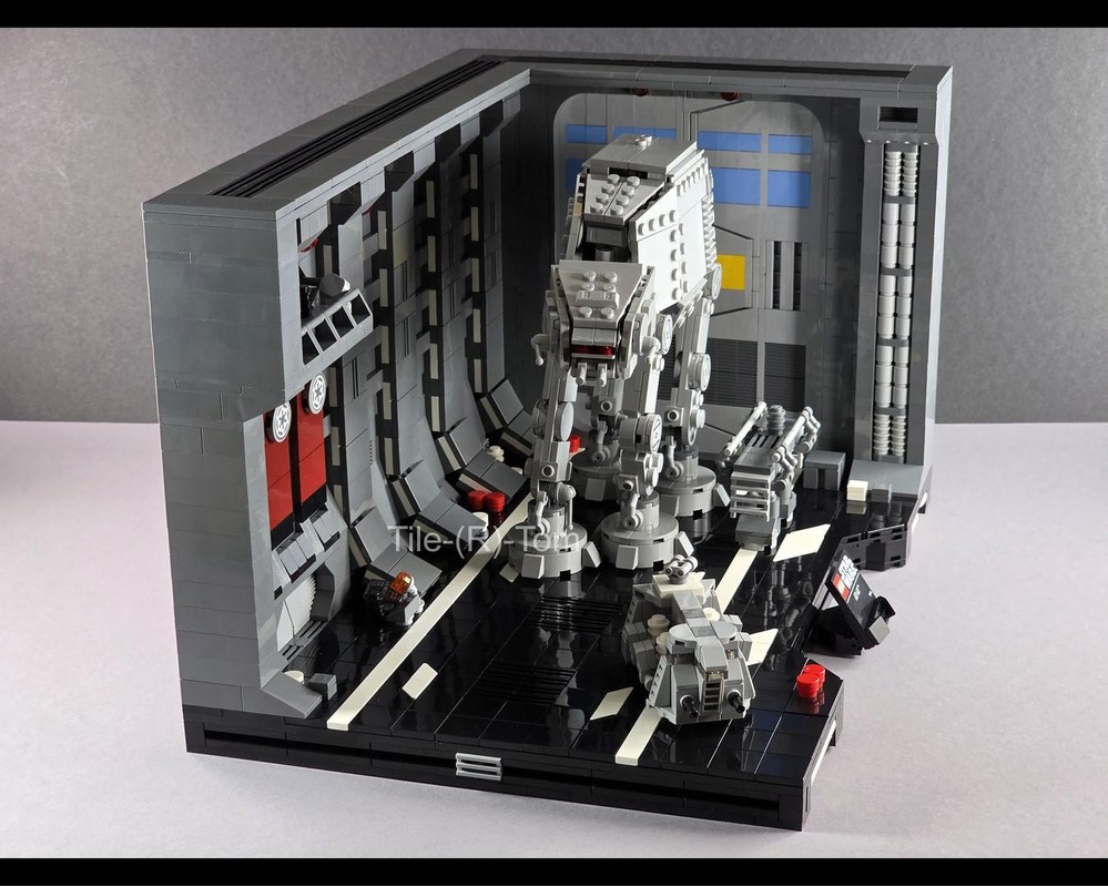 LEGO MOC-254313 Midi sized Maintenance Hangar Diorama Display for 75440 ...