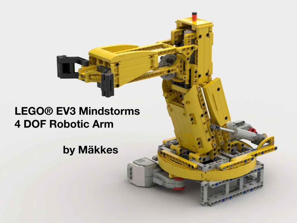 Brøl genetisk Utroskab LEGO MOC EV3 Mindstorms 4DOF Robotic ARM by Mäkkes | Rebrickable - Build  with LEGO