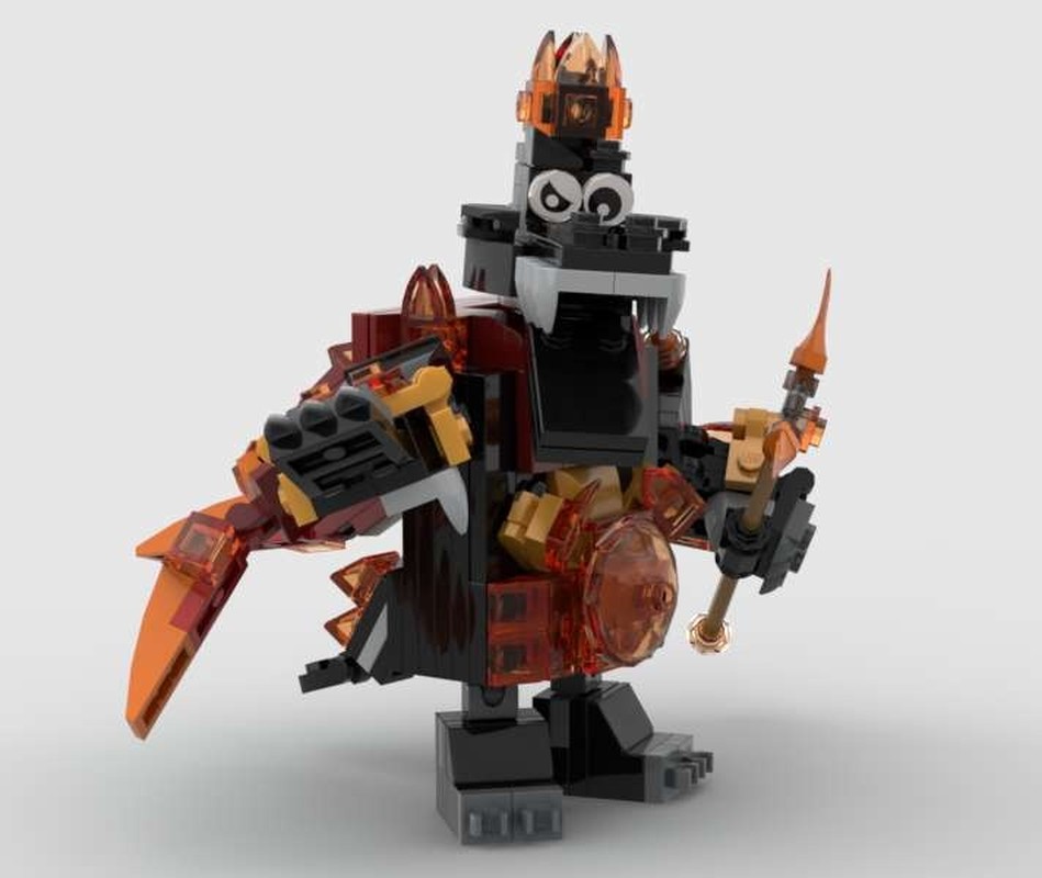 LEGO MOC-254384 K. Rool King of Lava by FLDragon1 | Rebrickable - Build ...