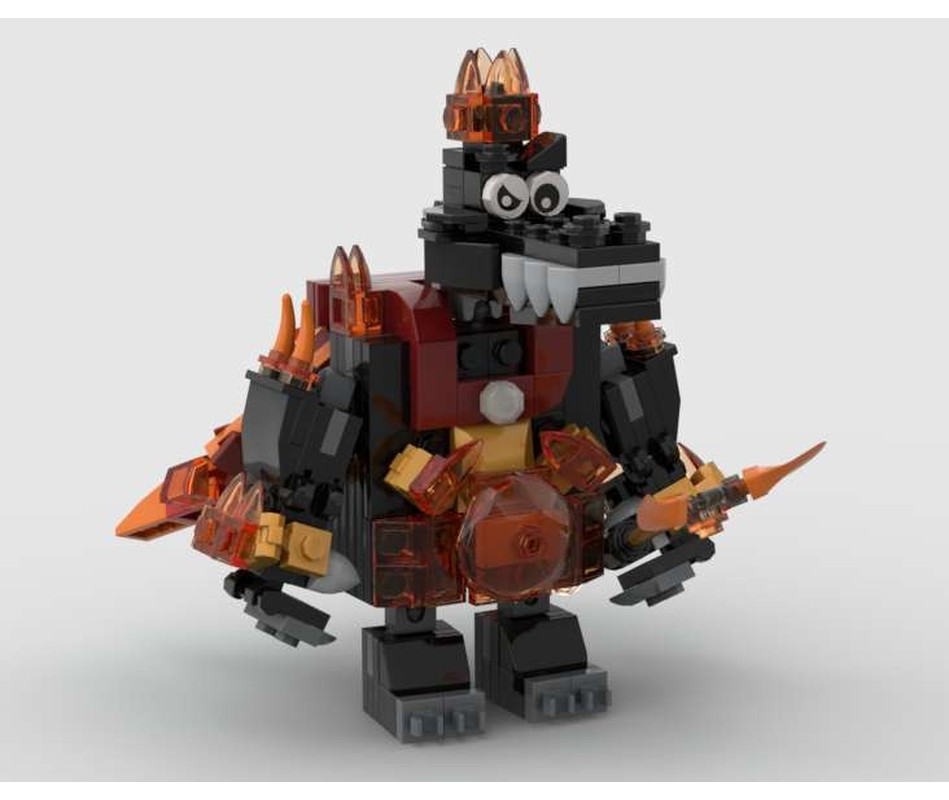 LEGO MOC-254384 K. Rool King of Lava by FLDragon1 | Rebrickable - Build ...