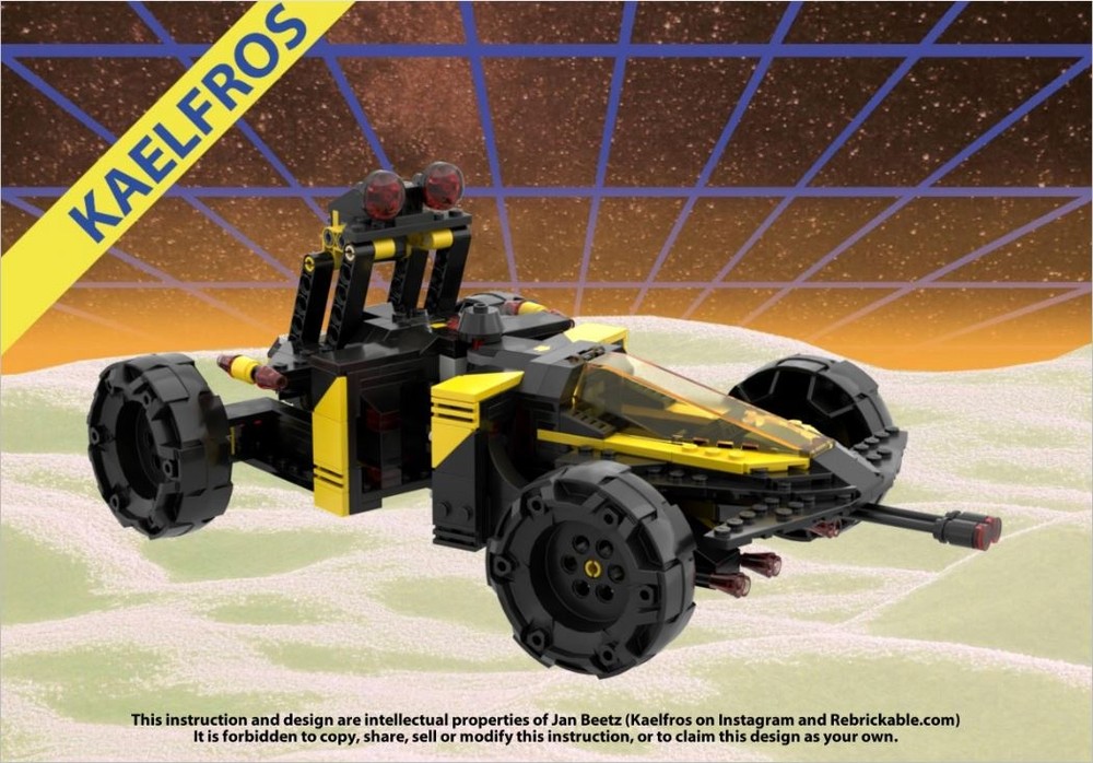 LEGO MOC-254404 Blacktron I - Battrax - Remake by Kaelfros ...