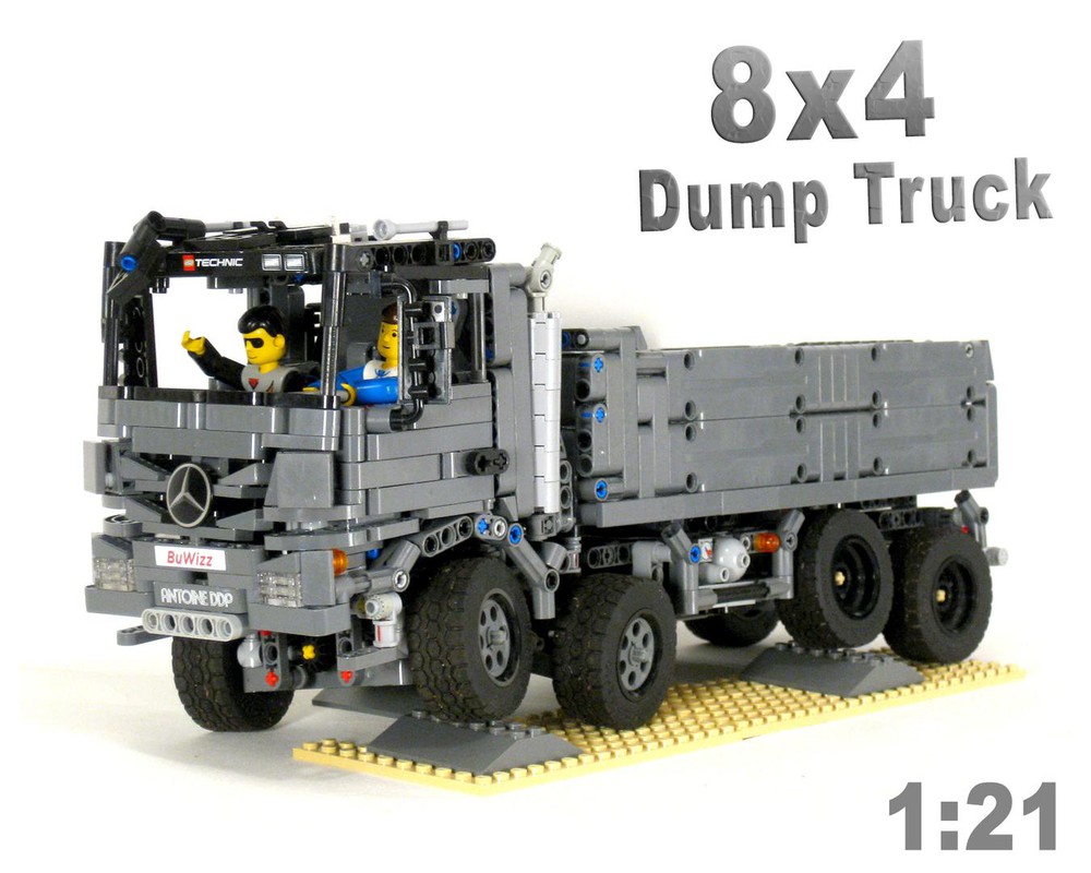 LEGO MOC Lego Technic 8x4 Mercedes Actros Dump Truck by Antoineddp | Rebrickable - Build with