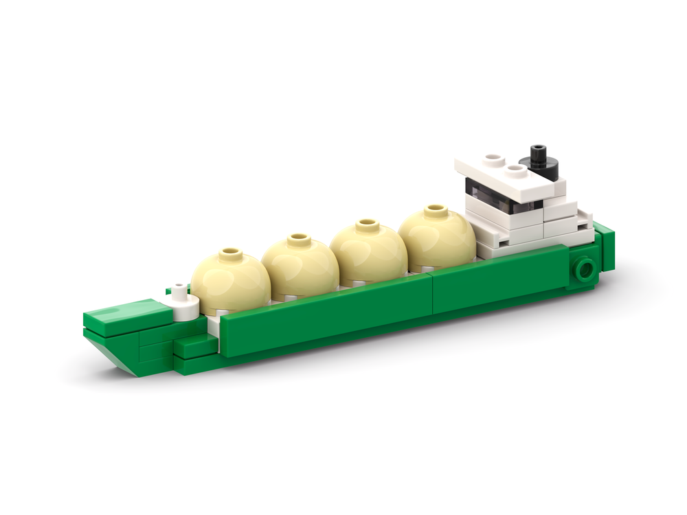 LEGO MOC-254454 Micro LNG Ship by The Bobby Brix Channel | Rebrickable ...