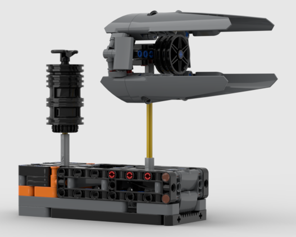 LEGO MOC-254495 Controllable TIE Interceptor + Stand by CalebJF9 ...