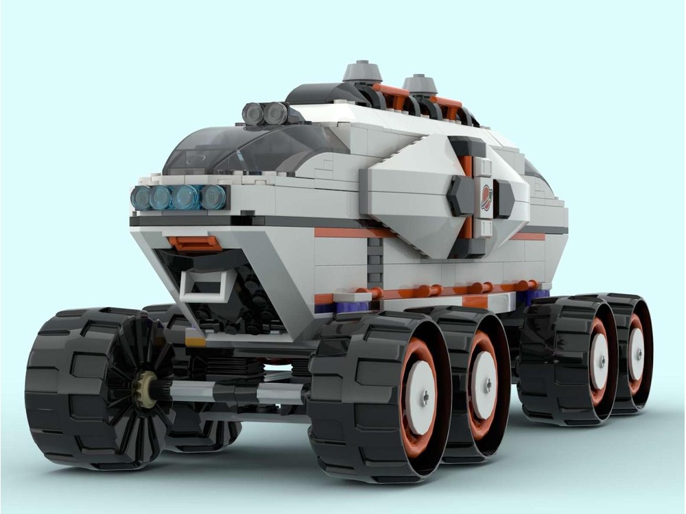 LEGO MOC-254568 City Space Cargo Rover by zz0025 | Rebrickable - Build ...