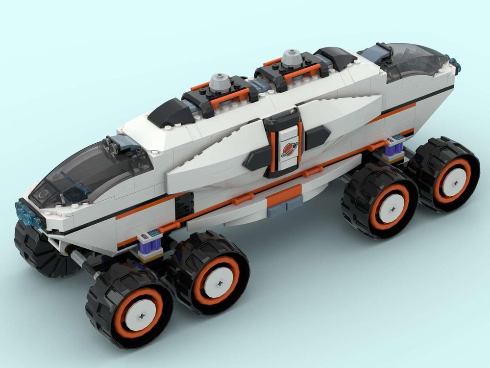 LEGO MOC-254568 City Space Cargo Rover by zz0025 | Rebrickable - Build ...