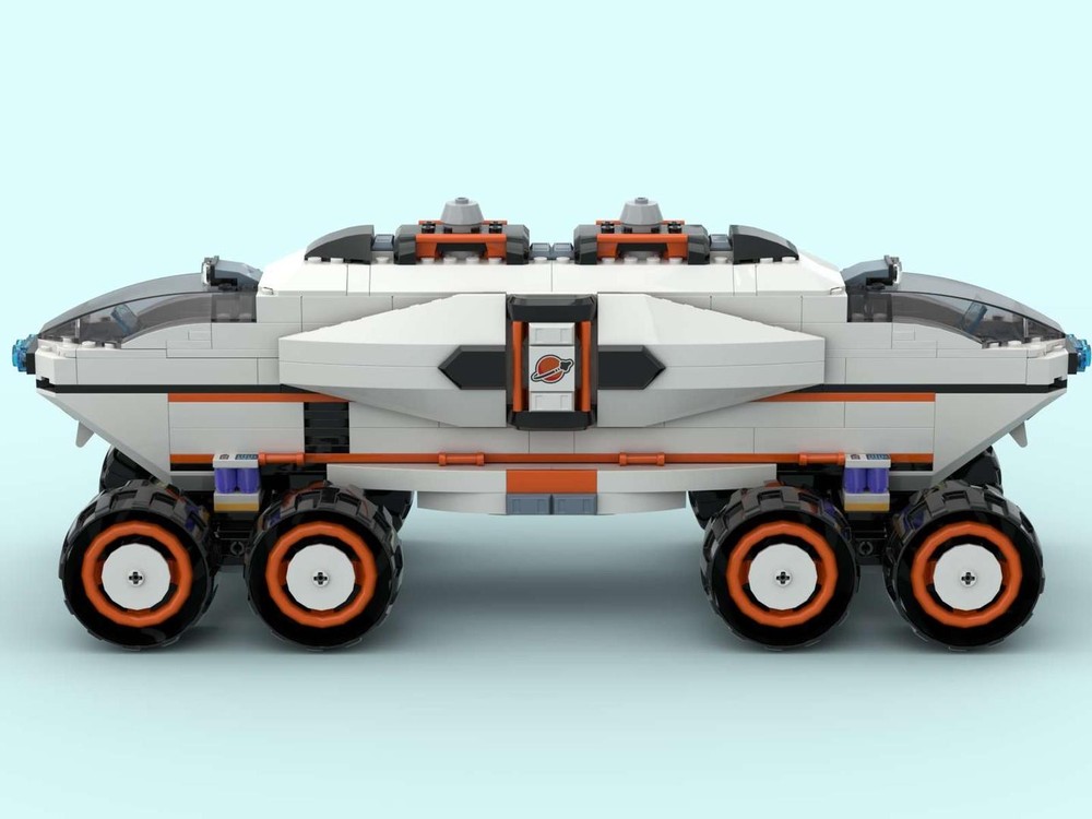 LEGO MOC-254568 City Space Cargo Rover by zz0025 | Rebrickable - Build ...