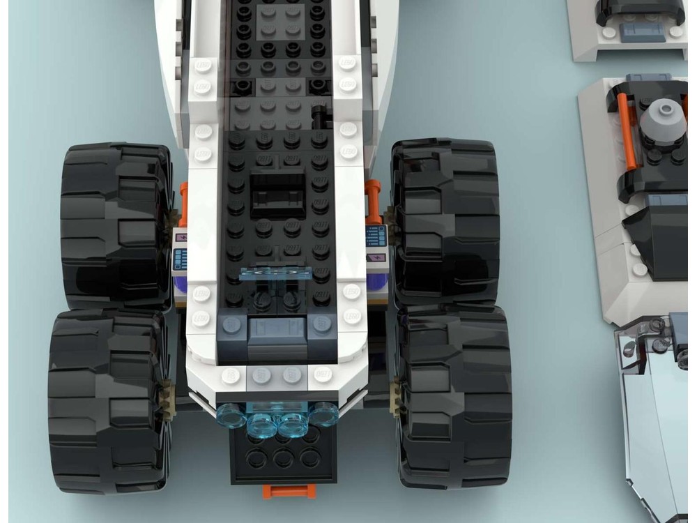 LEGO MOC-254568 City Space Cargo Rover by zz0025 | Rebrickable - Build ...