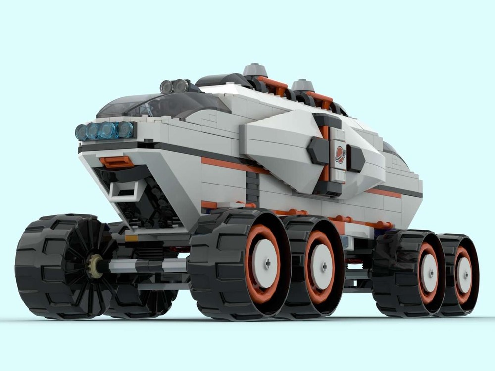 LEGO MOC-254568 City Space Cargo Rover by zz0025 | Rebrickable - Build ...